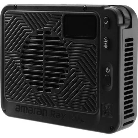 Amaran Ray 120c - zestaw, lampa LED COB (RGBWW, 1800-20000K, 120W, Bowens) + softbox + grid + torba - tył lampy